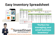 Load image into Gallery viewer, Inventory in Excel - EASY to use Spreadsheet