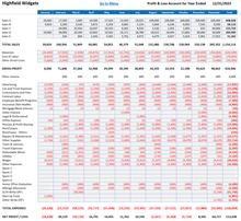 Load image into Gallery viewer, Profit and Loss Spreadsheet