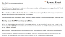 Load image into Gallery viewer, Inventory in Excel - EASY to use Spreadsheet
