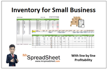 Load image into Gallery viewer, Inventory in Excel - Advanced version
