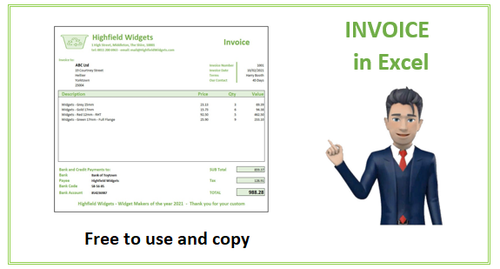 Free Invoice Spreadsheet
