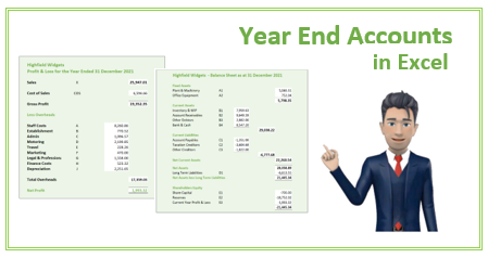 Free Year End Accounts Spreadsheet - Based on our YouTube video ...